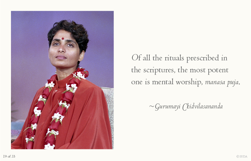 Gurumayi's Darshan and Wisdom - 19