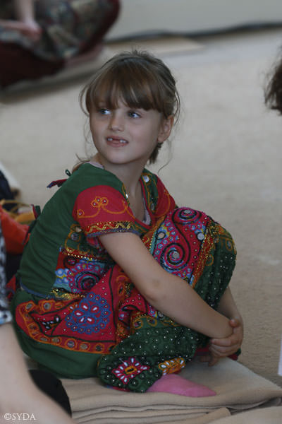 sitting child