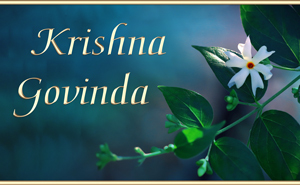 Chanting Krishna Govinda