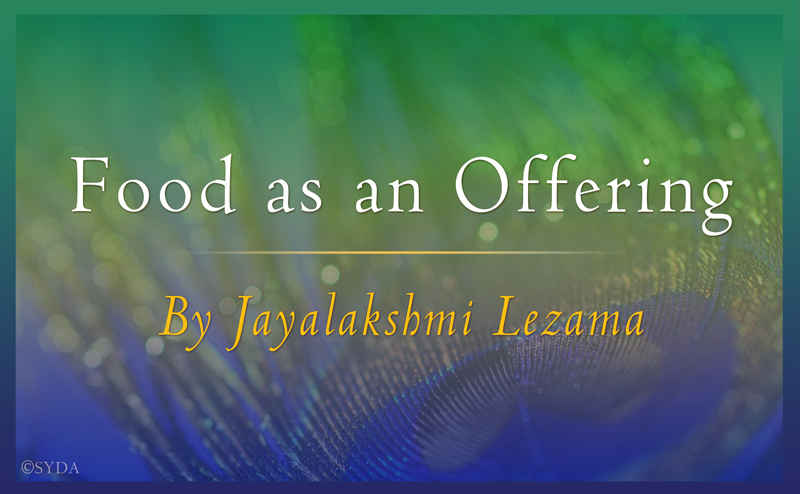 Food as an Offering