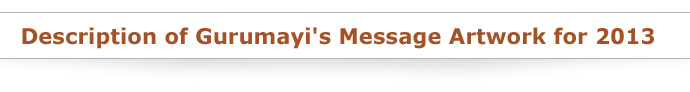 Description of Gurumayi's Message Artwork
