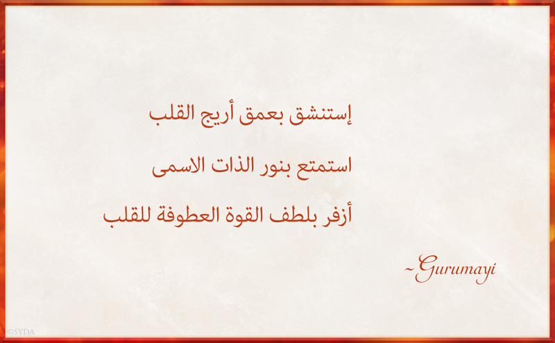 Gurumayi's Message for 2017 - Arabic