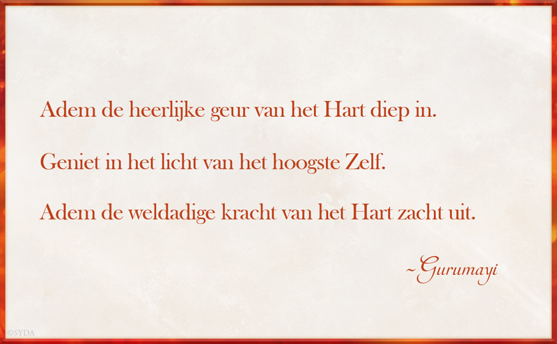 Gurumayi's Message for 2017 - Dutch