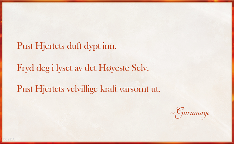 Gurumayi's Message for 2017 - Norwegian