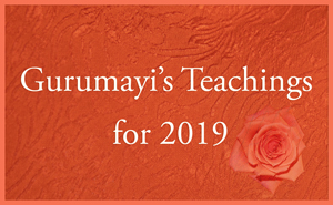 Gurumayi's Teachings for 2019