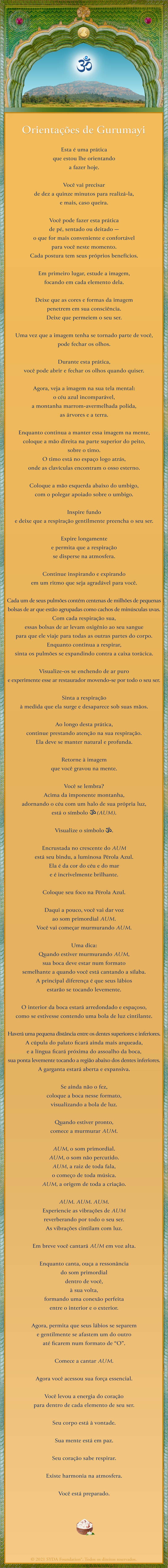 Guidance in Portuguese