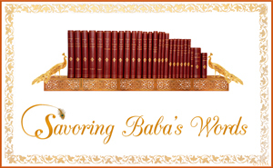 Savoring Baba Muktananda's Words