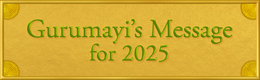 Gurumayi's Message for 2025