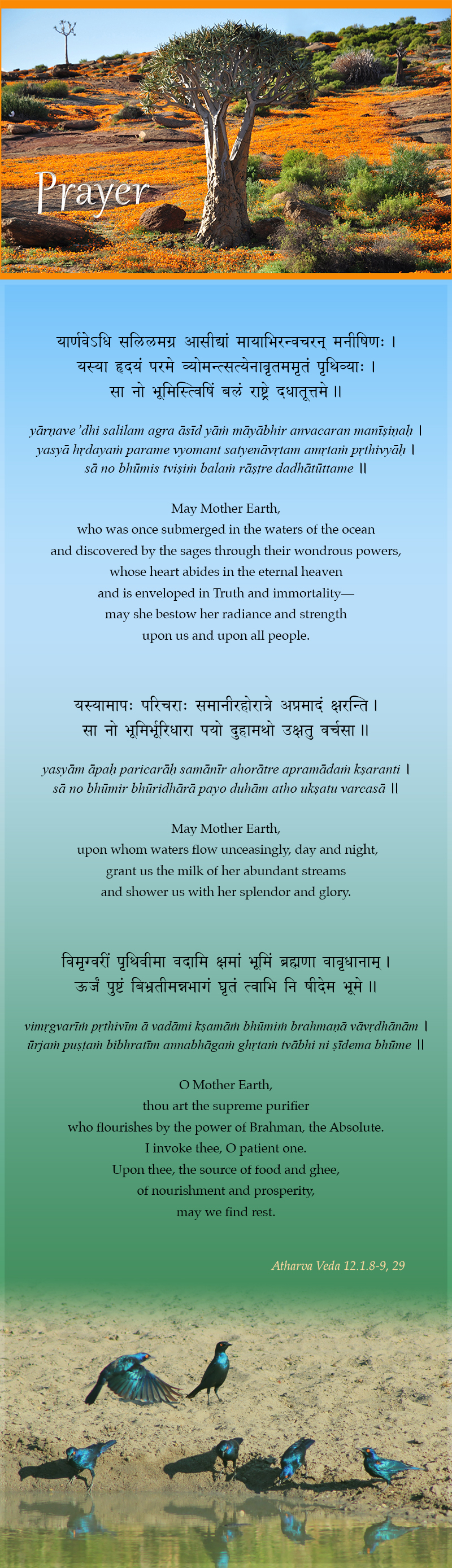 Prayer to Mother Earth