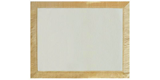 Asana with silk border 