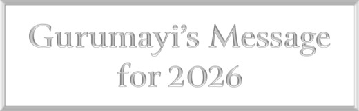 Gurumayi's Message 2026