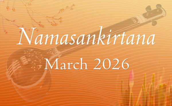 Calendar of Namasankirtana - March 2026