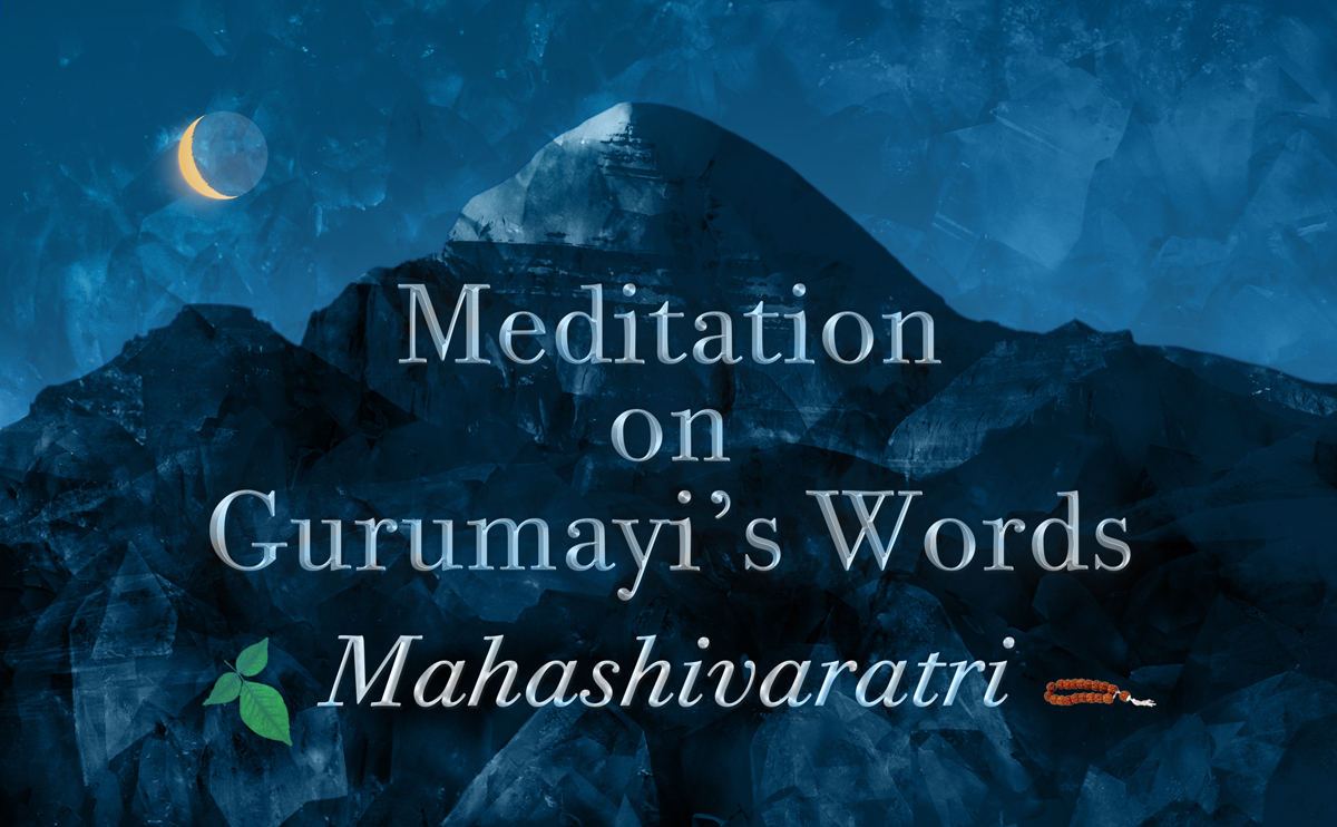 Meditation on Gurumayi's Words