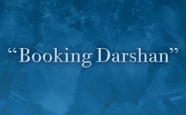 "Booking Darshan"