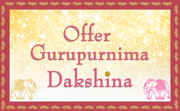 Offer Gurupurnima Dakshina
