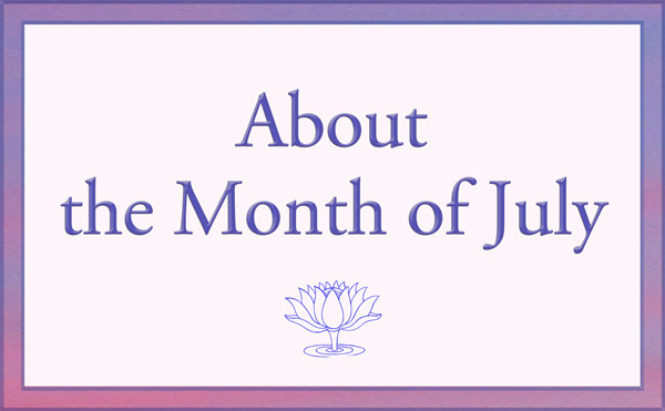 About the Month of July