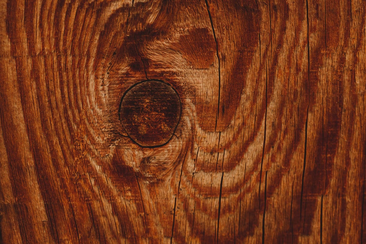 Rich wood grain under a warm finish
