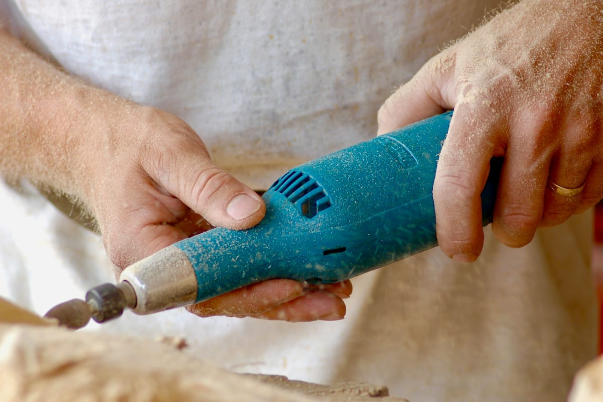 Carving with a rotary tool