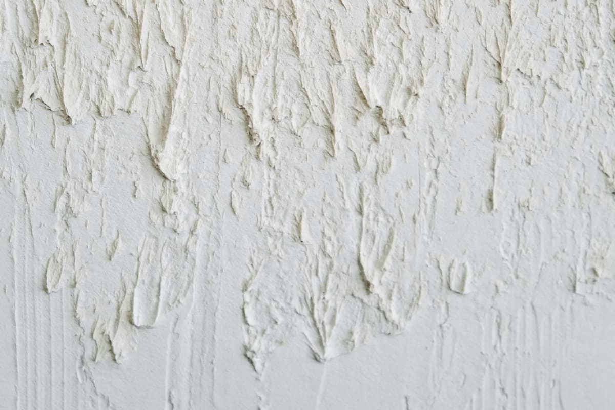 Close-up of a textured wall finish