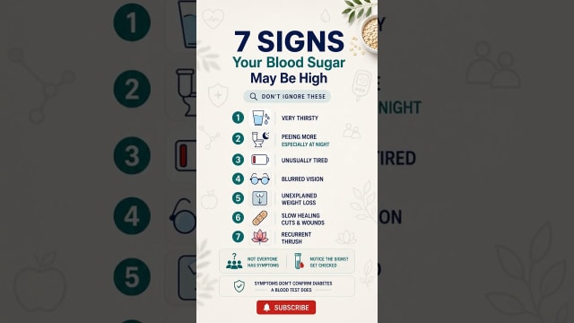 Don't Ignore These 7 High Blood Sugar Symptoms