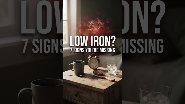 Always Tired Cold and Losing Hair? It Might Be Your Iron 😮