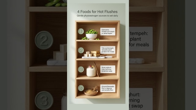 Foods That Actually Help With Hot Flushes #MenopauseRelief #NutritionTips