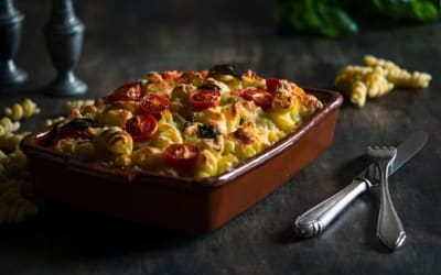 Hidden Veggie Cheesy Pasta Bake with Carrot & Squash