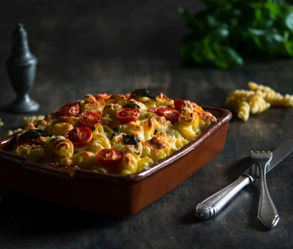 Hidden Veggie Cheesy Pasta Bake with Carrot & Squash