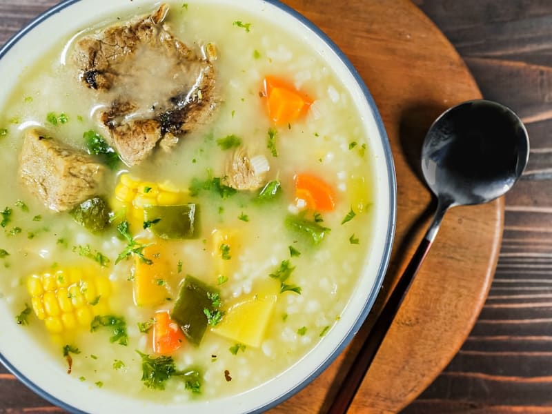 Bone Broth Chicken & Vegetable Soup for Gut Health