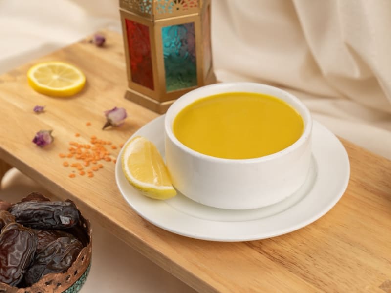 Chicken and Red Lentil Soup for Heart Health