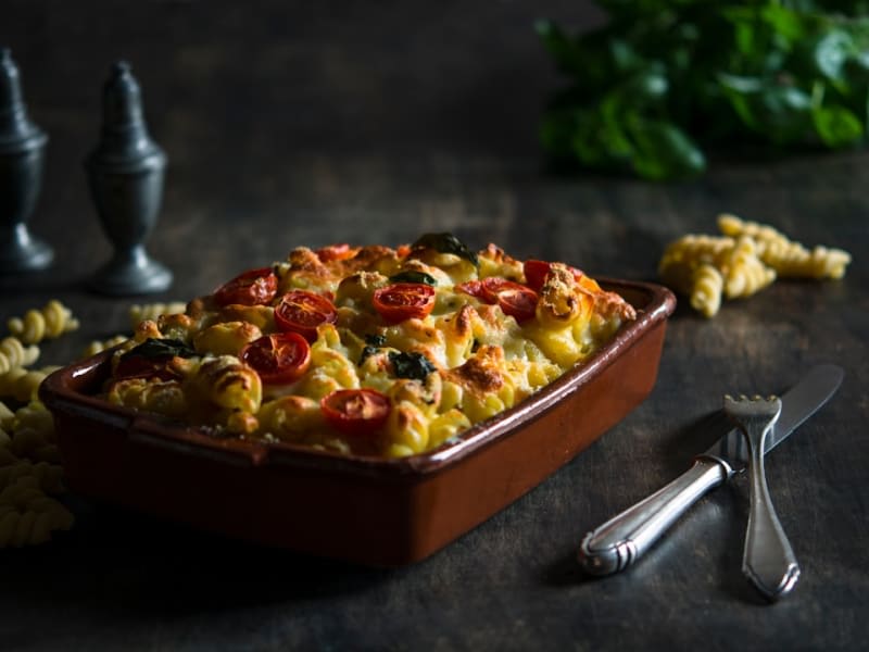 Hidden Veggie Cheesy Pasta Bake with Carrot & Squash