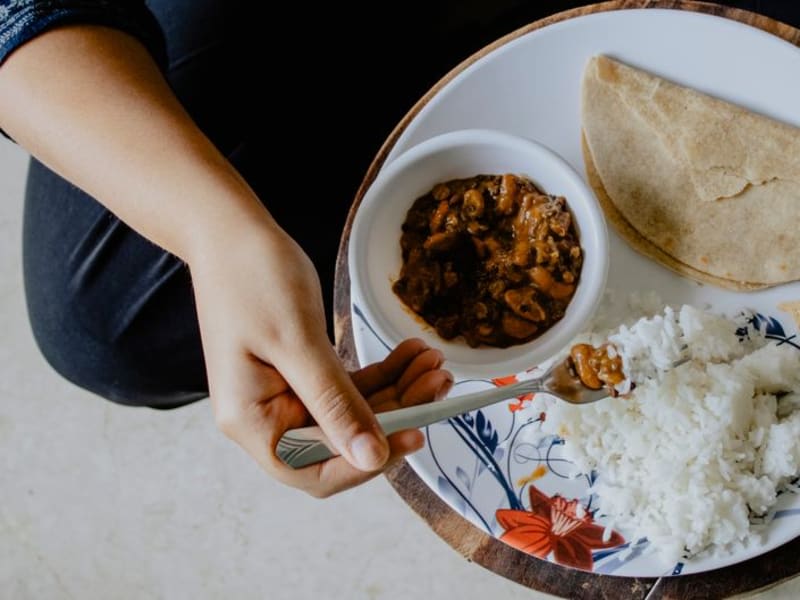 Low-GI Moong Dal & Bajra Roti Thali for Blood Sugar Balance