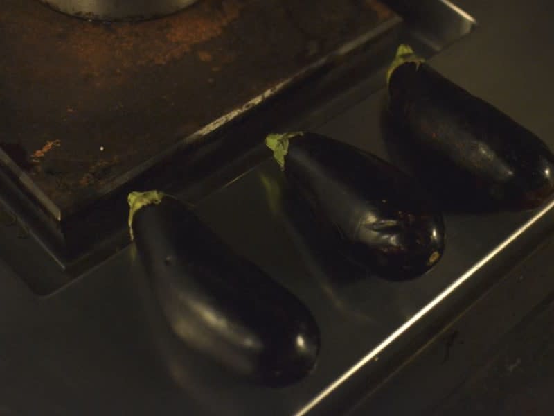 Caramelised Japanese Miso Aubergine with Edamame Rice