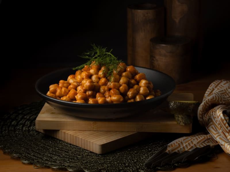Spiced Cumin & Paprika Roasted Chickpeas