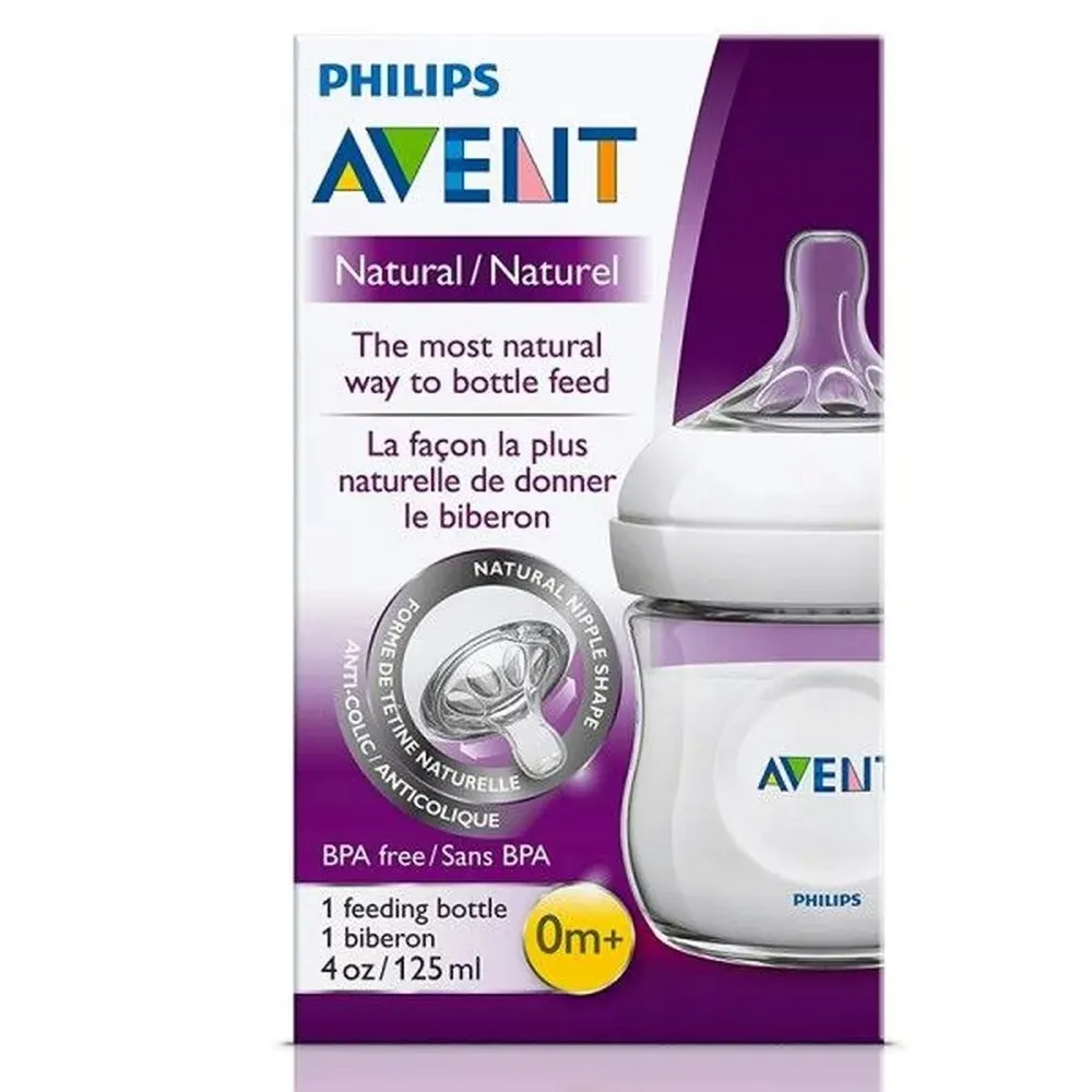 Philips Avent Biberon naturel 0+ mois 125 ml SCF030/17