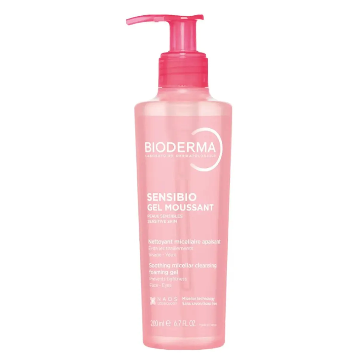 Bioderma Sensibio Gel moussant nettoyant doux 200 ml