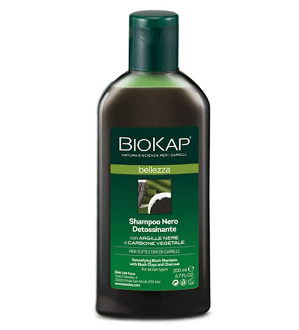 Biokap Shampooing Noir détox 200 ml