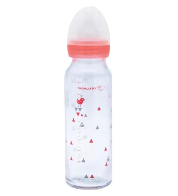 Bébé Confort Biberon en verre 240 ml Sport (0-12 mois+)