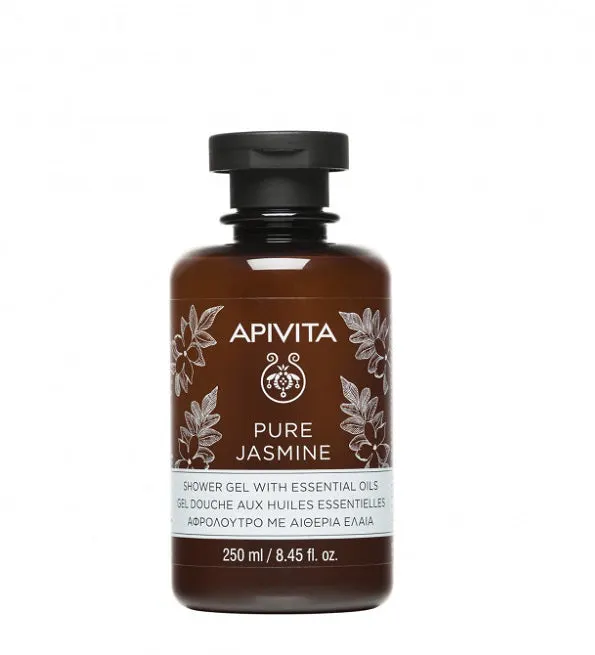 Apivita Pure Jasmine Gel douche aux huiles essentielles 250 ml