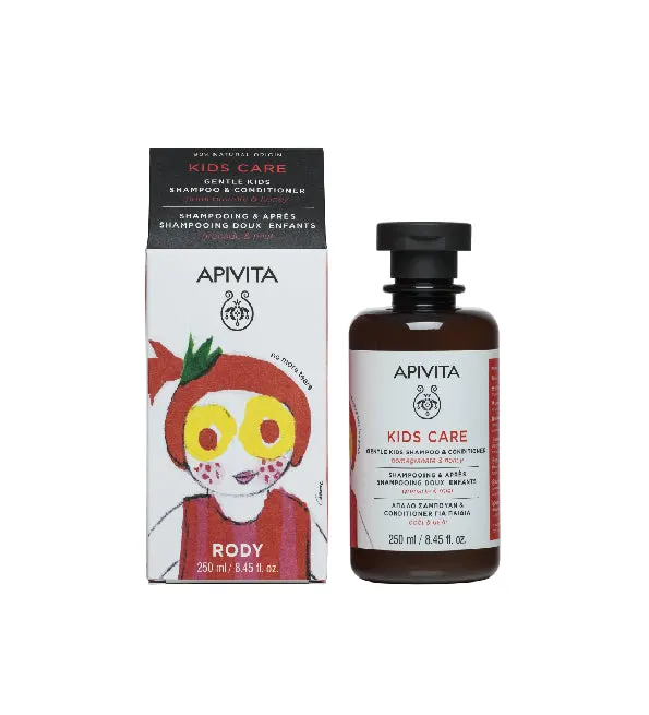 Apivita Shampoing/après-shampoing grenade et miel 250 ml