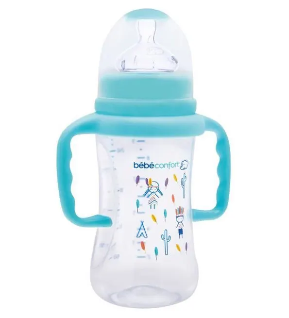 Bébé Confort رضاعة Maternity بمقابض 270 مل Indian Blue (6-24 شهرًا+)