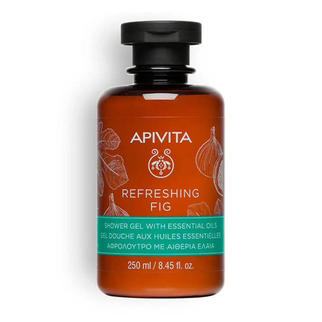 Apivita Gel douche rafraîchissant à la figue 300 ml