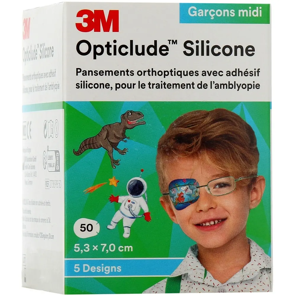 3M Opticlude ضمادات تقويم البصر × 20