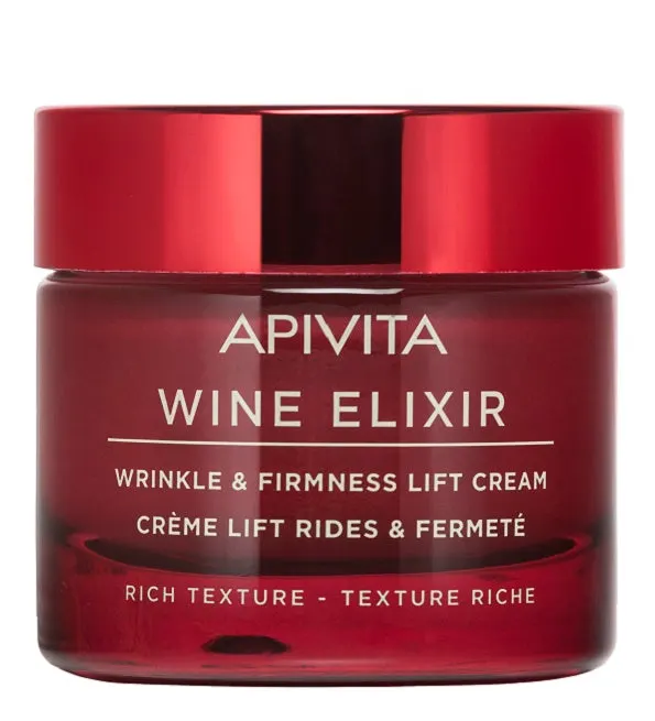 Apivita Wine Elixir Crème liftante anti-rides texture légère 50 ml