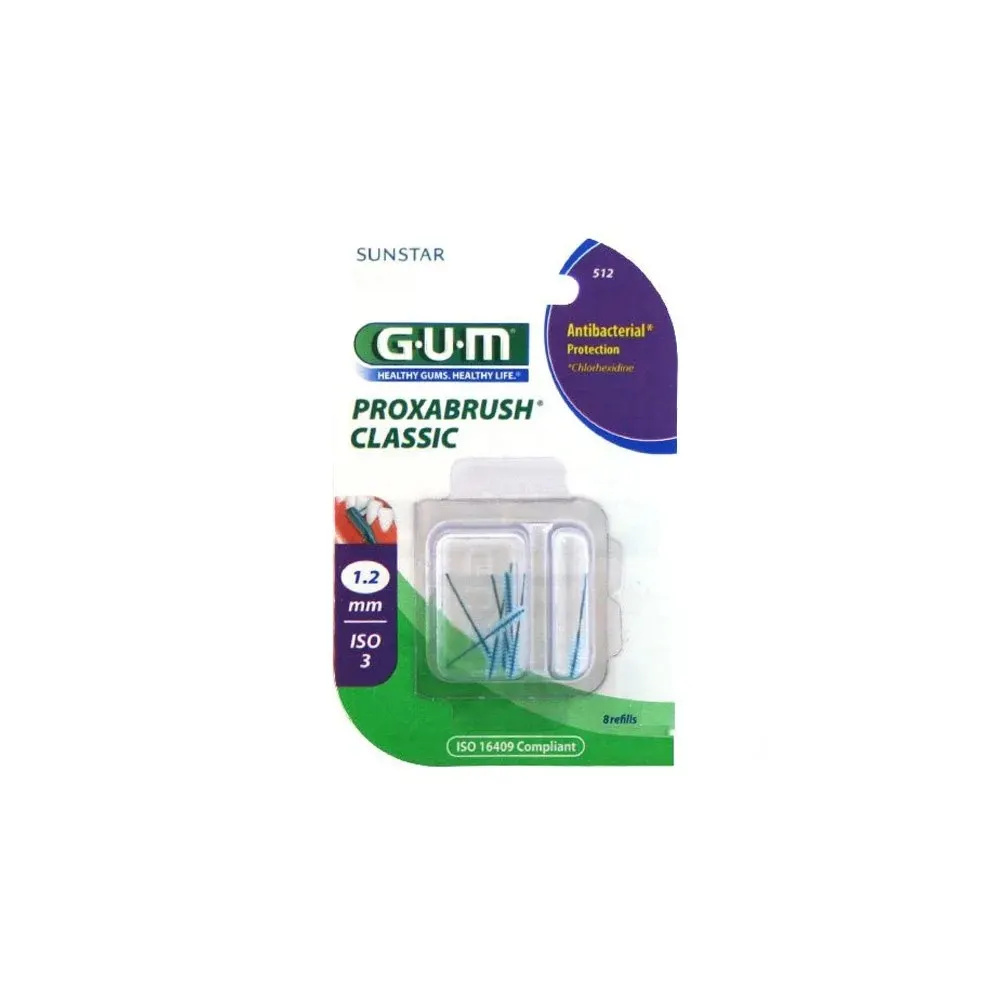 GUM Tête de brosse à dents de rechange ultra souple 512M8