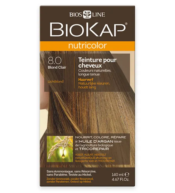 Biokap Nutricolor 8.0 أشقر كلير