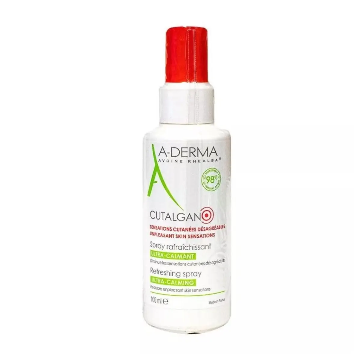 A-Derma Cutalgan سبراي منعش مهدئ للغاية 100 مل