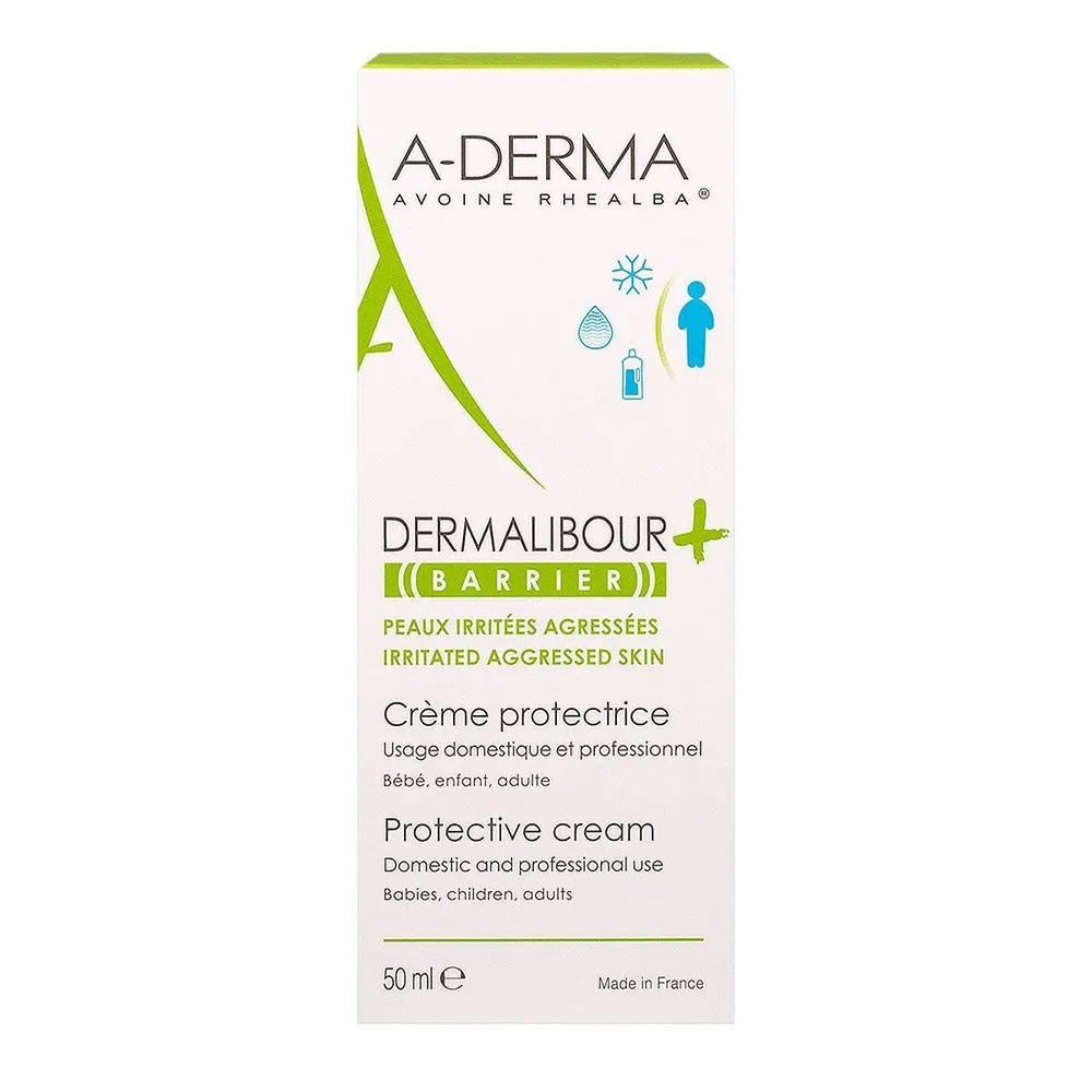 A-Derma Dermalibour+ Barrière كريم عازل واقٍ لليدين 50 مل