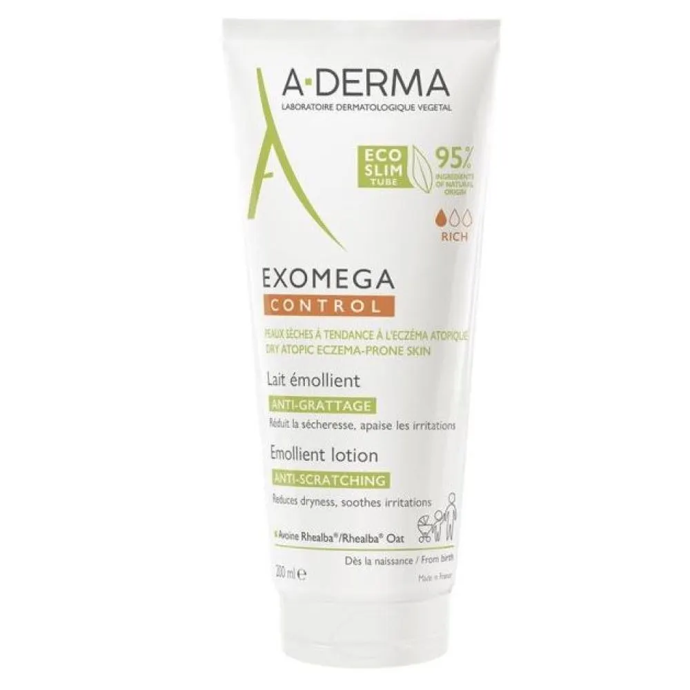 A-Derma Exomega Control حليب مطري 200 مل
