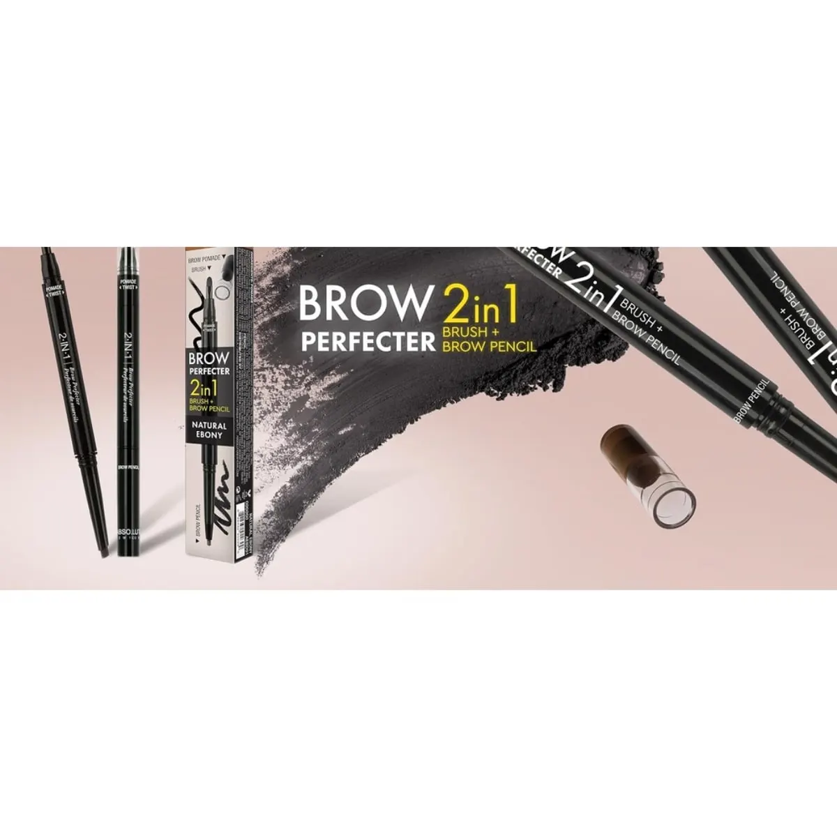 Absolute New York 2 in 1 Brow Perfecter Dark Brunette
